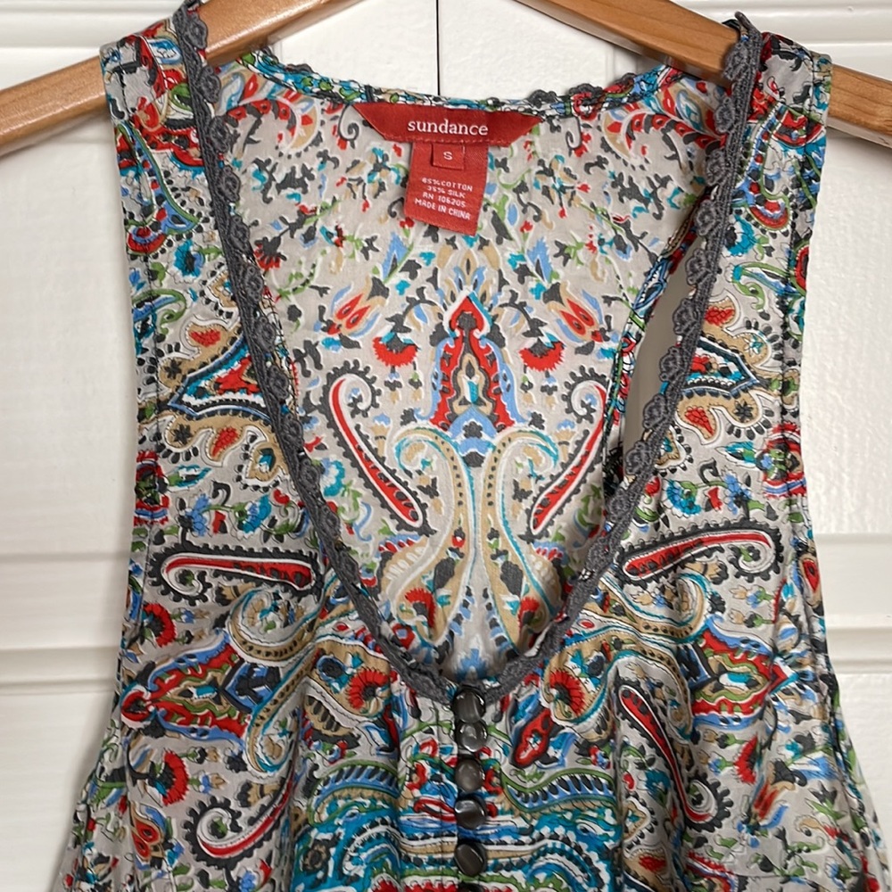 Sundance Silk Sleeveless Top